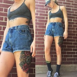 Harley Davidson high waisted shorts